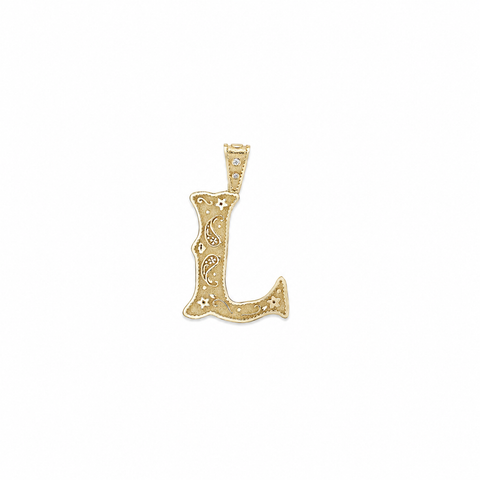 Small Southwestern "L" Charm