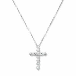 Lexa Large Diamond Cross Necklace