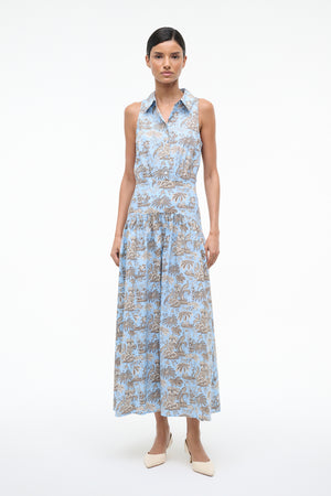 Romy Dress Sky Toile