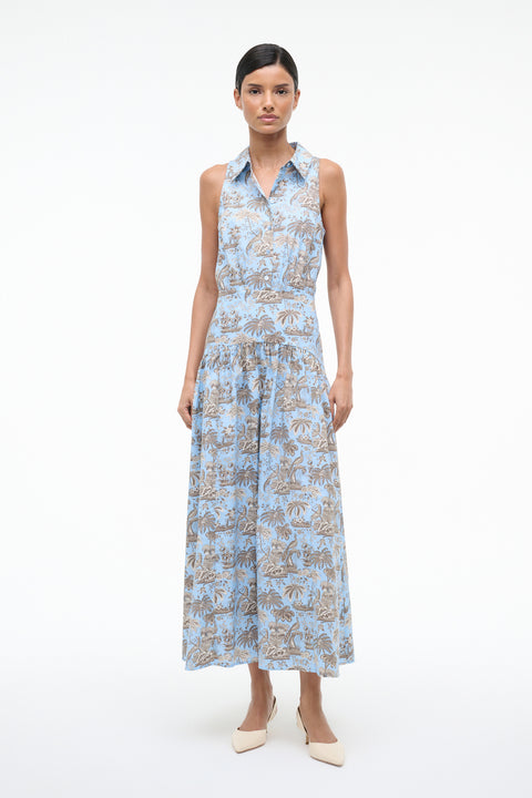 Romy Dress Sky Toile