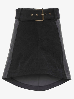 Panelled Mini Skirt