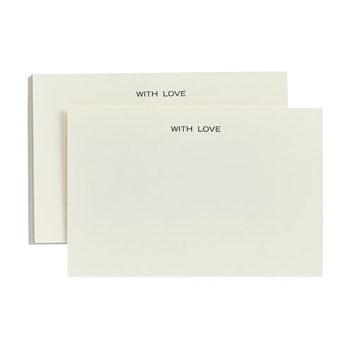 "With Love" Nude Bonded Memo Tray