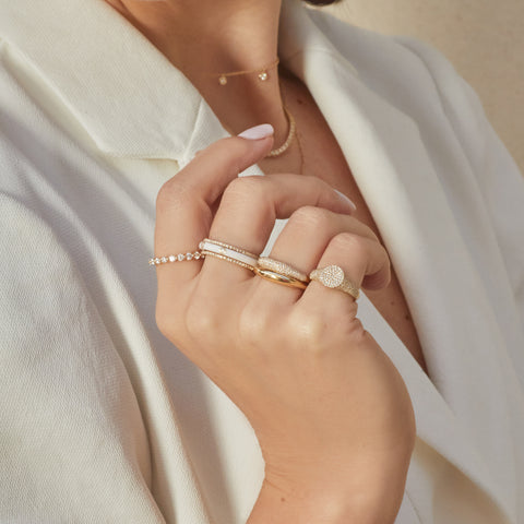 Diamond Eternity Stack Ring