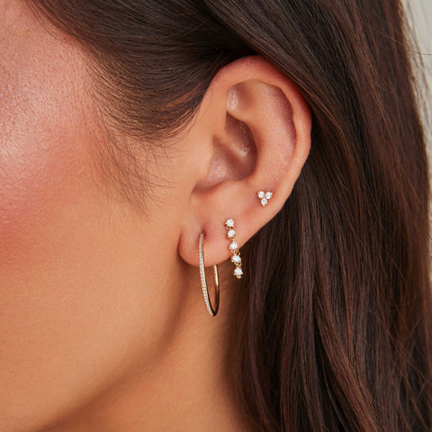 Diamond Essential Hoop Earring