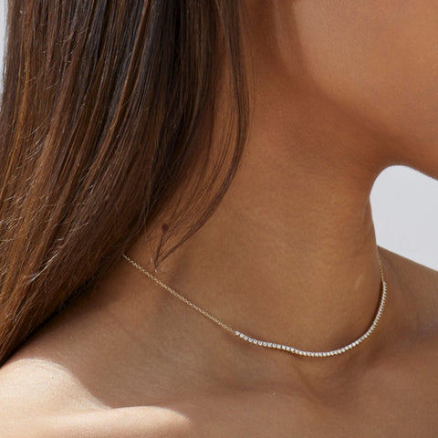 Diamond Segment Necklace