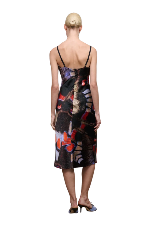 Evangeline Silk Midi Dress