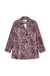 Ghost image of the rippled jacquard oversized blazer in pink and black floral.