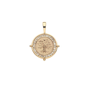 Faith Petite Embellished Coin