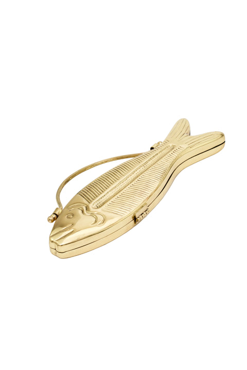 Gold Fishy Clutch