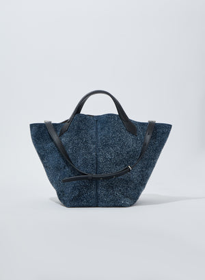 Large Brushed Suede PS1 Tote