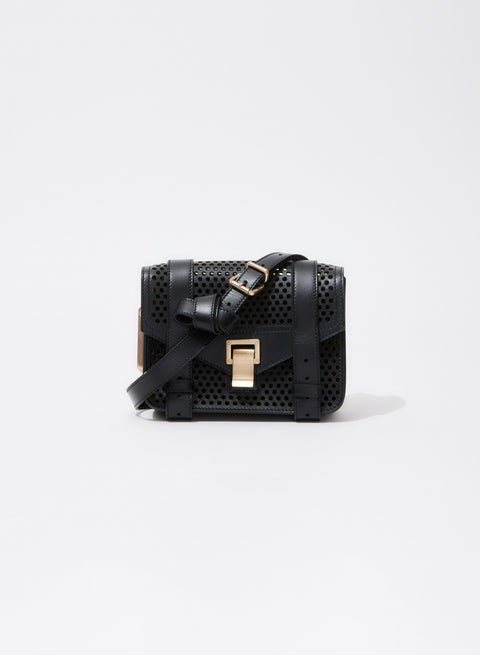 PS1 Mini Crossbody Bag In Perforated Leather