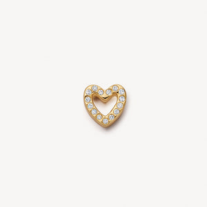 Diamond Heart Charm
