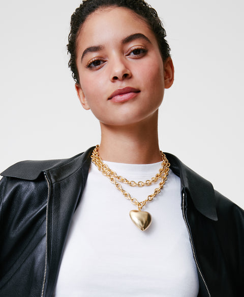 Puffy Heart Necklace