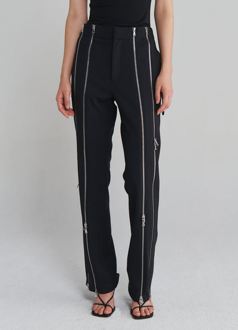 Zip Tailored Trousers