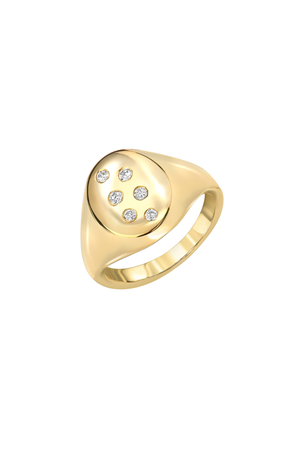 Keenan Diamond Signet Ring