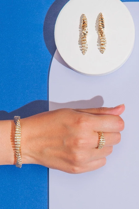 Crescendo Small Yellow Gold Bracelet