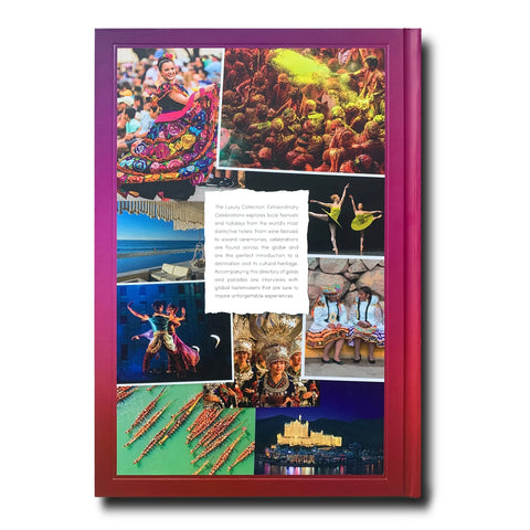 Back cover of the Extraordinary Celebrations book