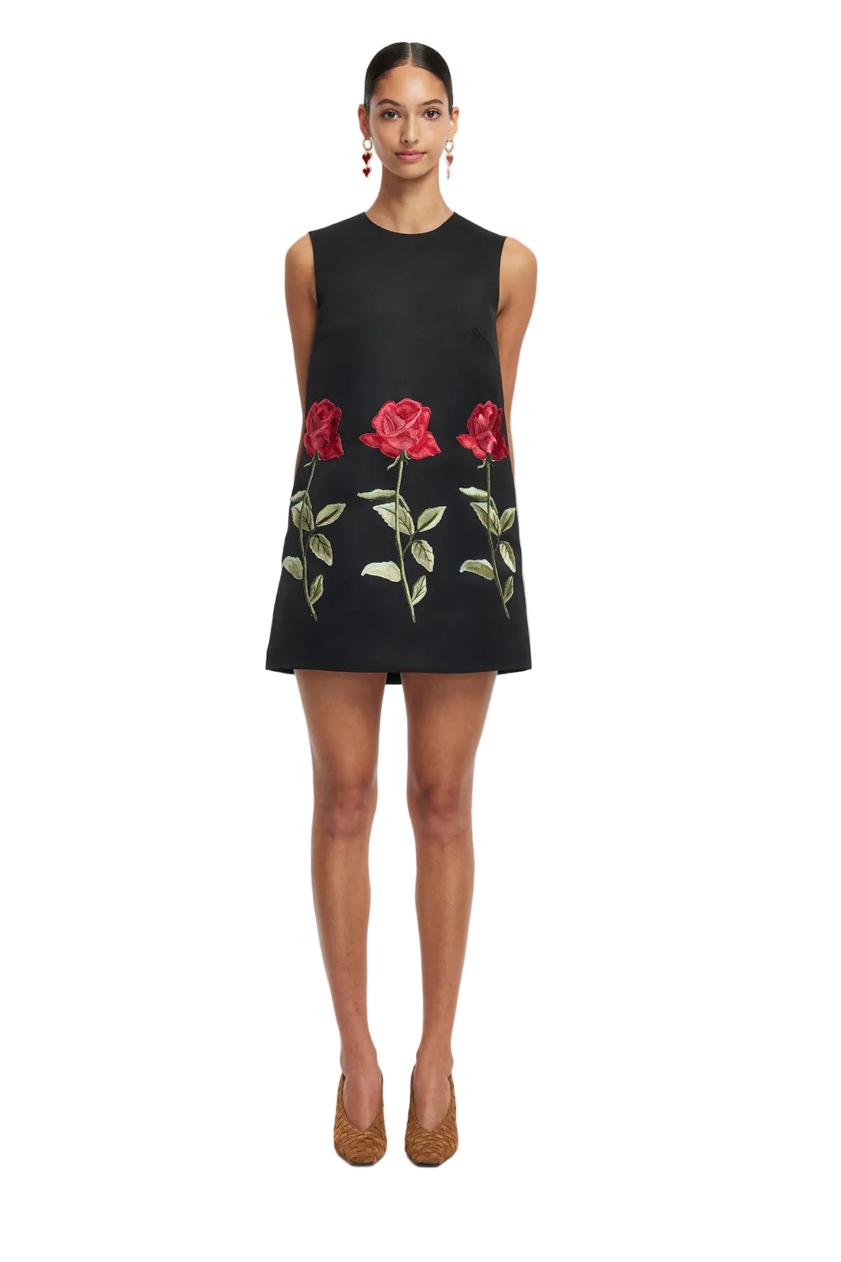 Yvonne Embroidered Mini Dress