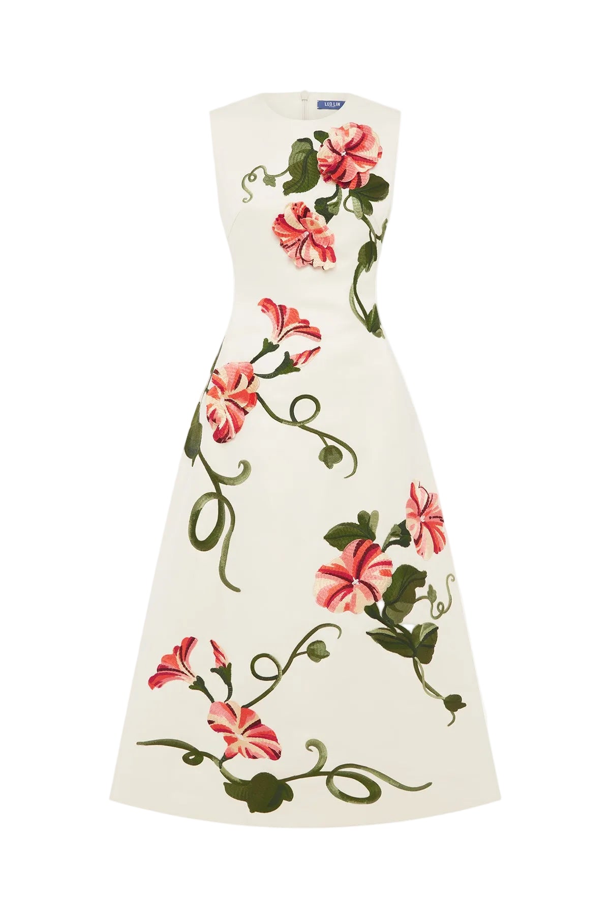 strapless open back dress Leo Lin Cleo Sleeveless Midi Dress
