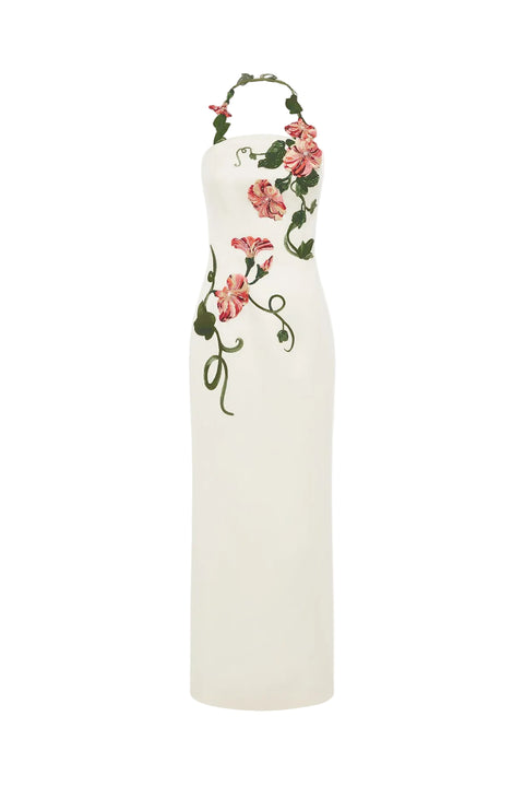 Ava Halterneck Maxi Dress