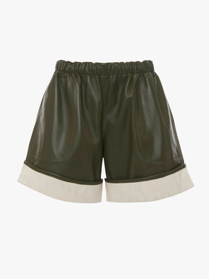 Contrast Hem Shorts