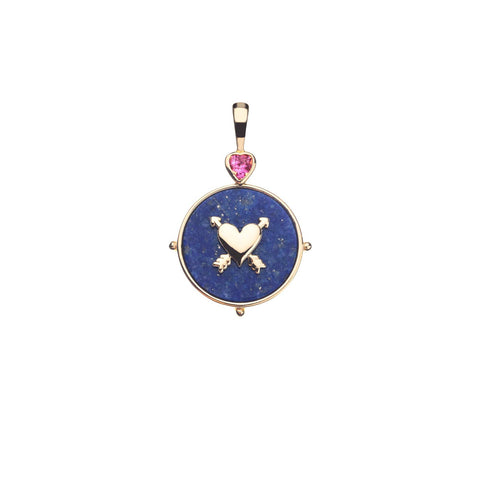 Love Heart And Arrows Pendant