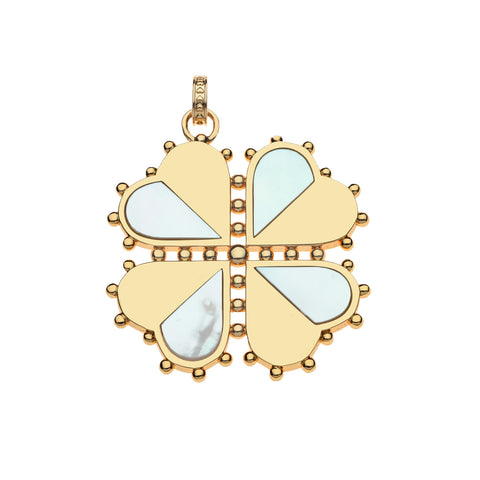 LUCKY Half Of My Heart Pendant Classic Rolo Chain