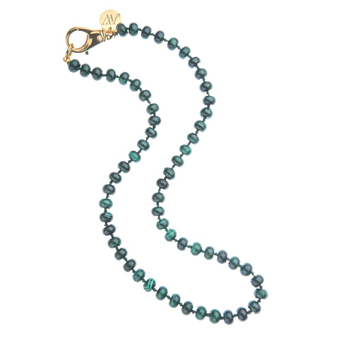 Malachite Beaded Necklace