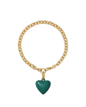The Mini Puffy Heart Bracelet