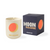 The Moon Paradise candle with its coordinating dark blue box