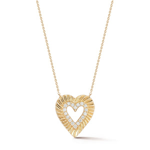 Zoe Louise Spiral Heart Necklace