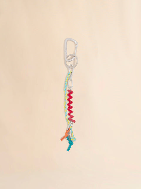 Red Enamel Marni Symbol Bag Charm