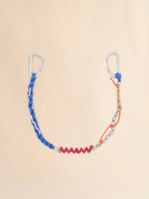 Red Enamel Marni Symbol Double Hook Charm