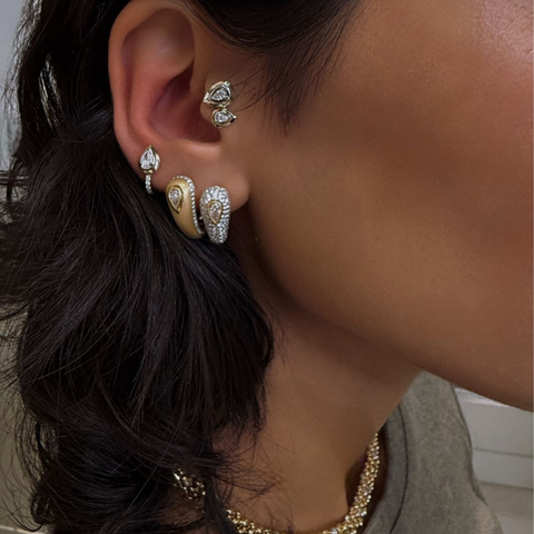 Prestige Earring Pave