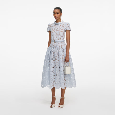 Floral Lace Midi Dress