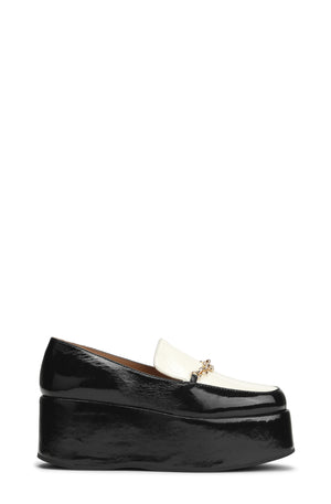 Butterfly Chain Platform Loafer Naplack