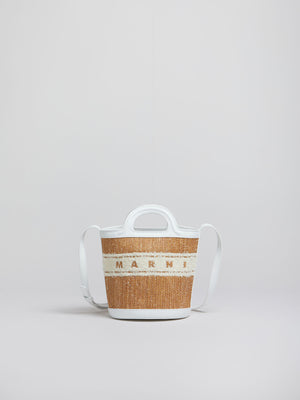 Mini Bucket Raffia Jacquard