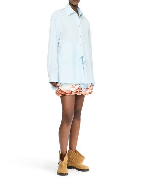 Peplum Drape Shirt