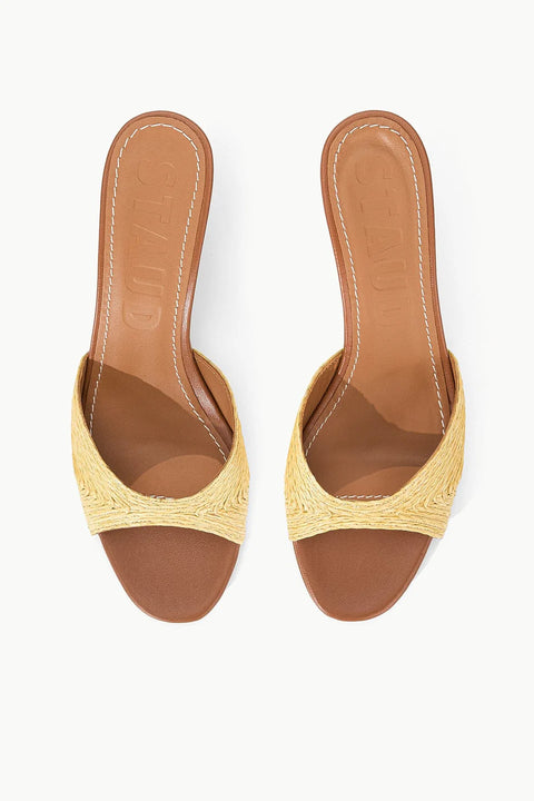 Brigitte Mule Natural Raffia