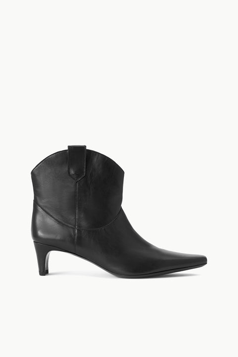 Western Wally Ankle Boot Black