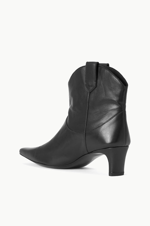 Western Wally Ankle Boot Black