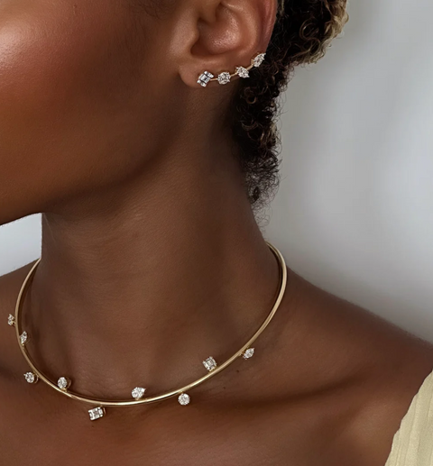 Le Cercle Illusion Diamond Choker
