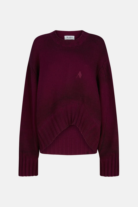 Long Sleeve Round Neck With Uneven Hem