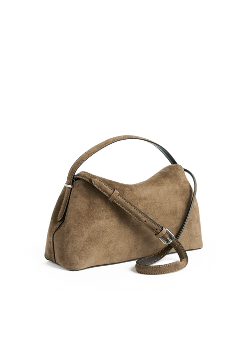T-Lock Suede Top Handle