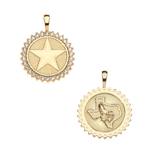 TEXAS JW Petite Embellished Coin Classic Rolo Chain