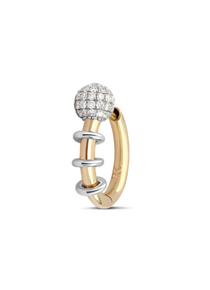 Punk Nano Earring Ball Pave