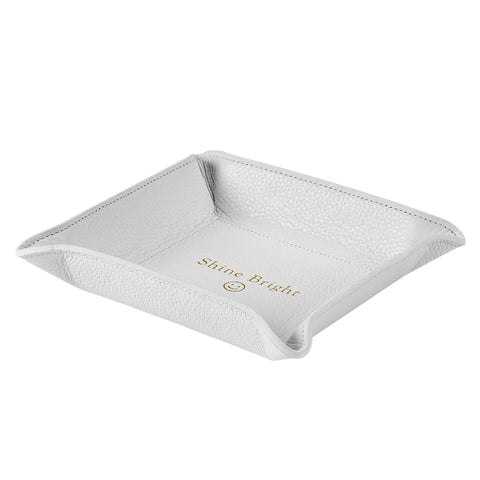 White Shine Bright Medium Valet Tray