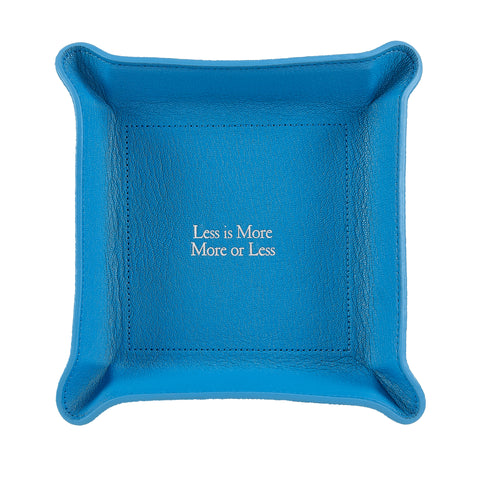 Mariton Blue 'Less Is More More Or Less' Medium Valet Tray