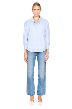 Zayna Double Layer Button Down