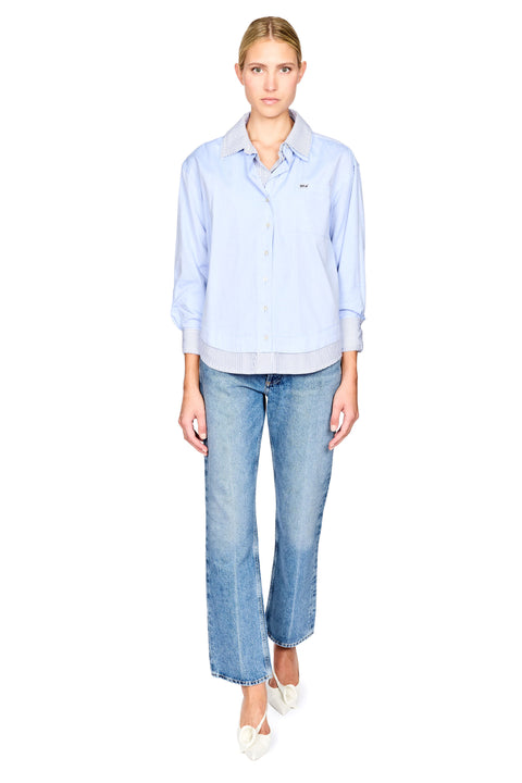 Zayna Double Layer Button Down